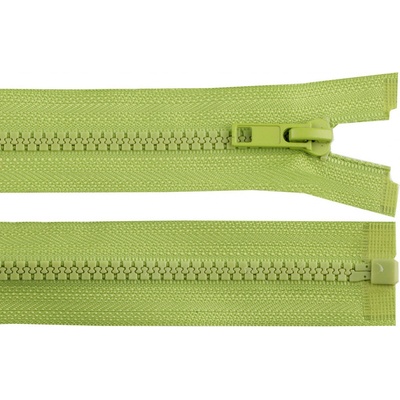 Prima-obchod Kostěný zip No 5 délka 40 cm bundový, barva 234 zelená sv.