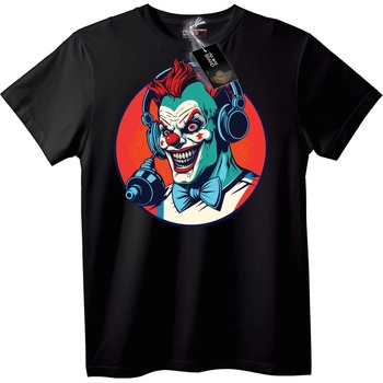 NOONEBRAND Тениска Клоун DJ - S, White