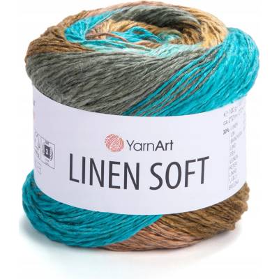 Priadza YarnArt Linen Soft / 100 g / ľanová viskóza bavlna / 7409 /