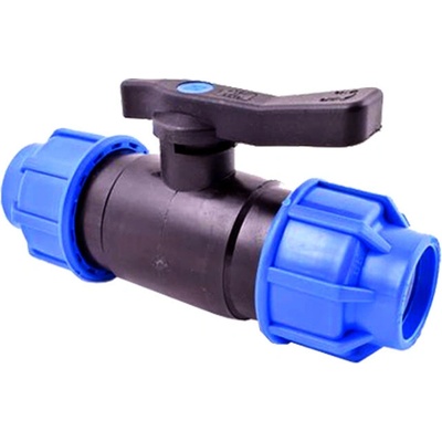 Palaplast PP guľový ventil 25 mm, páka PN