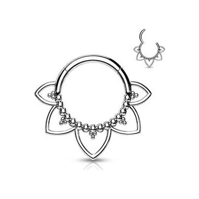 Šperky4U ocelový piercing do nosu septum NS0033-ST