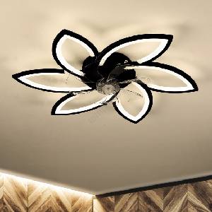 Brilagi LED осветително тяло с вентилатор, 50W, 230V, 3000-6500K, черно+DO (BG1614)