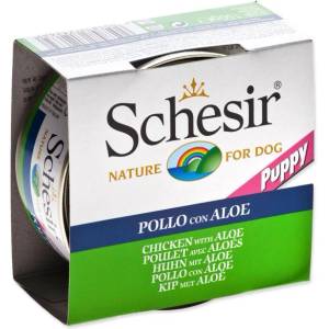 Schesir Консерва SCHESIR Puppy пиле с алое 150g (0304-689)