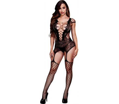 Baci - Crotchless Suspender Bodystocking