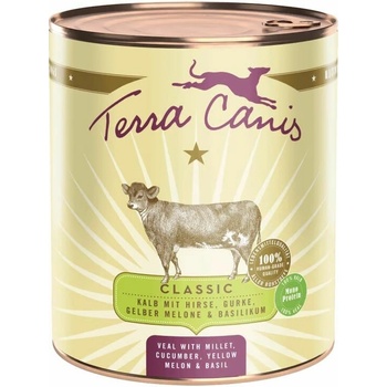 Terra Canis Veal with millet cucumber yellow melon & basil 800 g