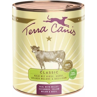 Terra Canis Veal with millet cucumber yellow melon & basil 800 g