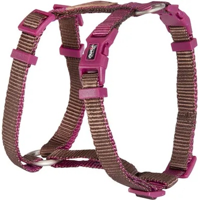 Camon Double Premium - нагръдник за кучета с обиколка на гърдите 35 - 60 см. / 15 мм. , розов, сив, зелен, кафяв, червен, син, оранжев