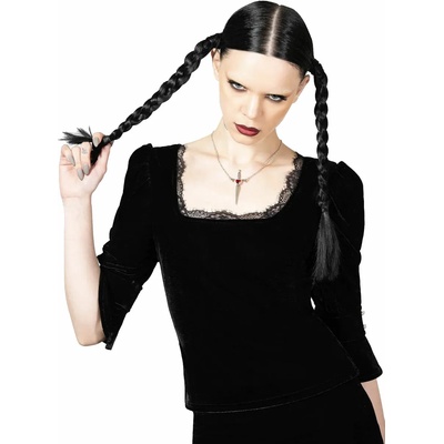 KILLSTAR дамска тениска (топ) KILLSTAR - Dottie Dottie Velvet - Черен - KSRA008290
