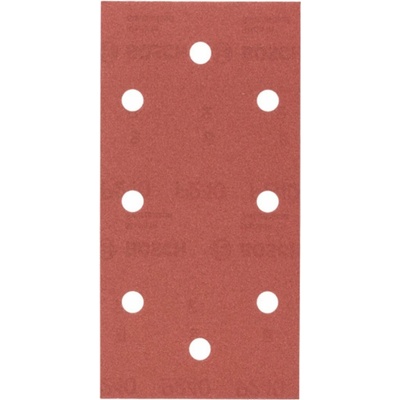 Bosch Accessories 2609256A92 brusný papír na suchý zip, s otvory Zrnitost 240 (d x š) 185 mm x 93 mm 10 ks