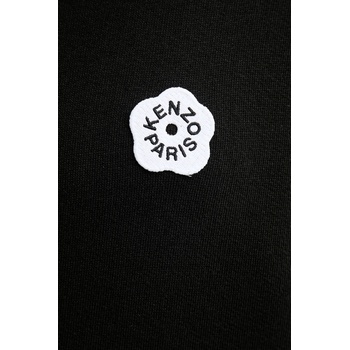 KENZO Памучен суичър Kenzo в черно с качулка с апликация FF62HO4534MB (FF62HO4534MB)