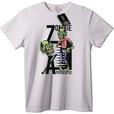 NOONEBRAND Тениска Зомби апокалипсис - 3XL, Black