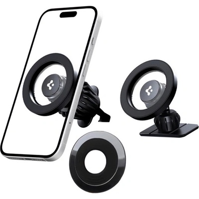 Spigen mft13 държач за кола за вентилационен отвор, магнитен, ЧЕРЕН acp08315 (acp08315)