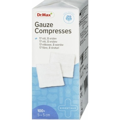 Dr.Max Gauze Compresses 5 x 5 cm 100 ks