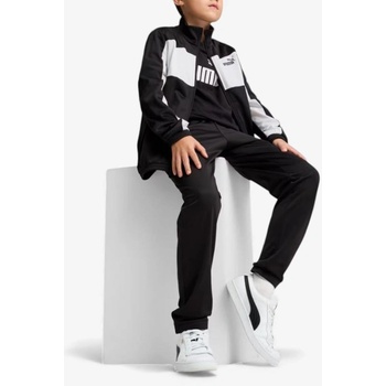 PUMA Poly Colorblock Tracksuit Black/White