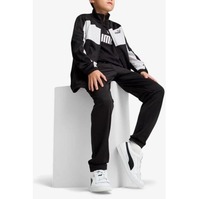 PUMA Poly Colorblock Tracksuit Black/White
