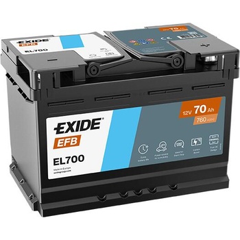 Image 1 of Exide Start-Stop EFB 70Ah 760A right+ (EL700)