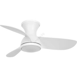 Lucci Air 51307149- LED димируем вентилатор SYROS II LED/18W/230V CCT Ø 76 см бял + дистанционно управление (FAN00321)