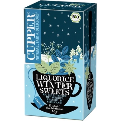 Cupper BIO Liquorice Winter Sweets 20 x 2 g