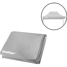 Leziter Plachta na strechu záhradného altánku 3x4 m, sivá