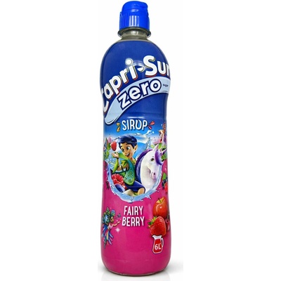 Capri-Sun Fairy Berry ovocný sirup s příchutí lesního ovoce bez cukru 0,6 l
