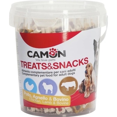 Camon Kostičky s příchutí Losos 2 cm 500 g