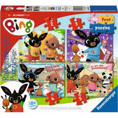 Ravensburger Moja prvá Bing Zábava s priateľmi 4v1 2,3,4,5 dielov