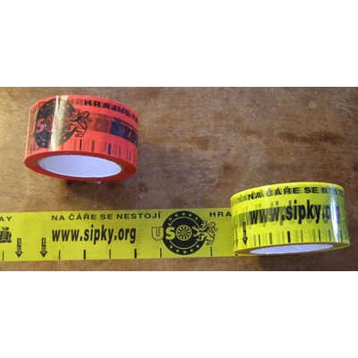 Zuriel Odhodová čára UŠO "nekonečná" 66 m červená