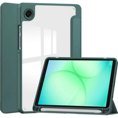 Vsetkonamobil 129970 CRYSTAL Zaklápací obal pre Samsung Galaxy Tab A11 zelený