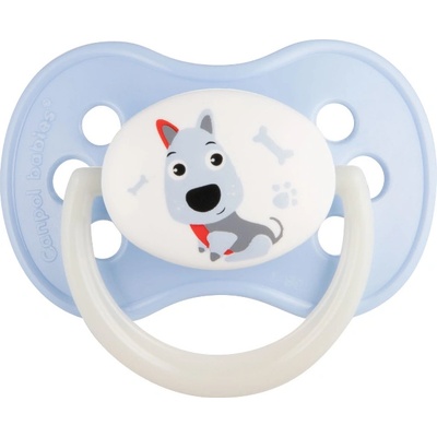 Canpol babies Силиконова залъгалка Canpol - Animals, 6-18 m, Синя (22/596_blu)