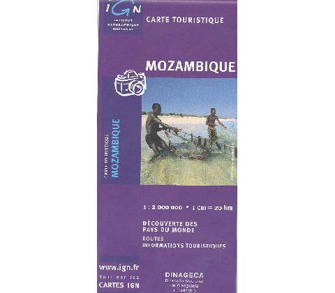 mapa Mozambique