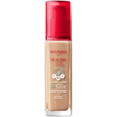 Bourjois Paris Healthy Mix Clean & Vegan Radiant Foundation hydratačný rozjasňujúci make-up 55N Deep Beige 30 ml