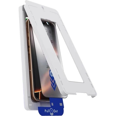 Anank Стъклено защитно покритие с рамка за поставяне за дисплея на iPhone 17 Pro Max - ANANK 2.5D 5X Reinforced HD Screen Protector (прозрачен) (KF2354191)