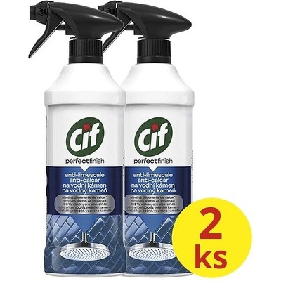 CIF Perfect Finish na vodní kámen čisticí sprej 2 x 435 ml