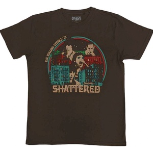 The Rolling Stones Some Girls Shattered Тениска с къс ръкав Brown XL (RSTS210MBR04)