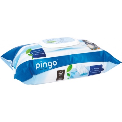 Pingo Vlhčené ubrousky pro děti s aloe vera 80 ks