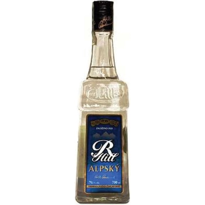 RUM ALPSKÝ HILL 79,5% 0,7 l (holá láhev)
