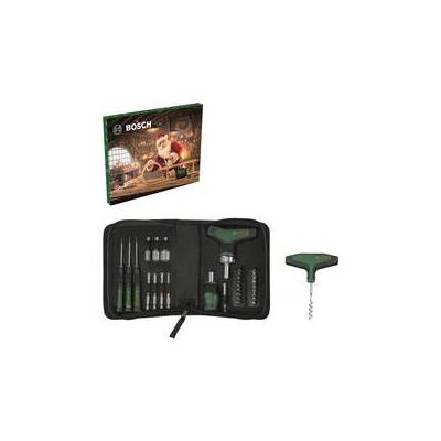 Sada náradia BOSCH 1600A0349X Adventný kalendár s ručným náradím 33 ks