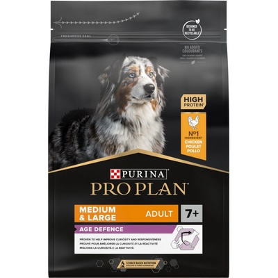 Purina Pro Plan Medium & Large Adult 7+ Age Defence kura 3 kg