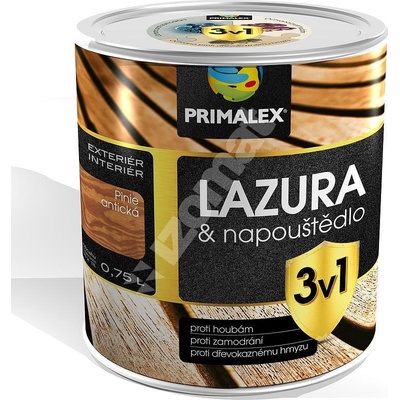 Primalex lazura 3v1 - tis kanadský 0,75l