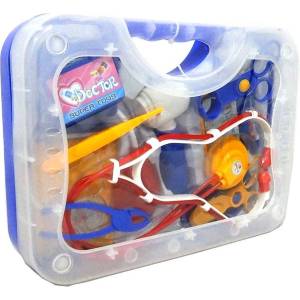 Raya Toys Игрален комплект Raya Toys - Чичо доктор в куфарче, син (506115417) - baby