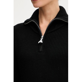 Patrizia Pepe Рокля с вълна Patrizia Pepe в черно къса със стандартна кройка 2A2985 K9O3A (2A2985.K9O3A)