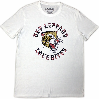 Def Leppard Love Bites Circle White