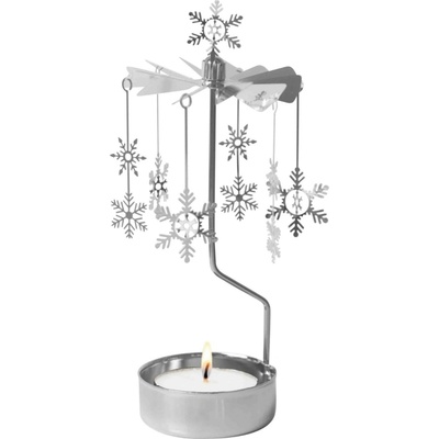 Pluto Design Rotujúci svietnik Snowfall