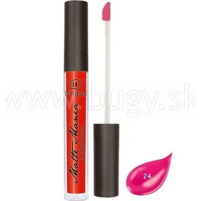 Dermacol Matte Mania Tekutý rúž s matným efektom odtieň č.24 3,5 ml