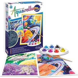Sentosphère Комплект за оцветяване с акварелни бои Sentosphere Aquarellum Phospho - Космос (3373910064132) - baby