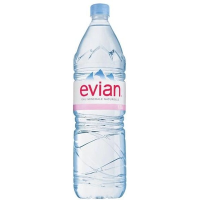 Evian prírodná minerálna voda nesýtená 1 l