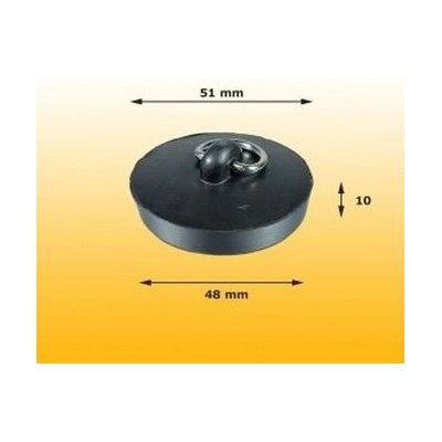 Zátka 51mm pryžová černá – Zboží Mobilmania