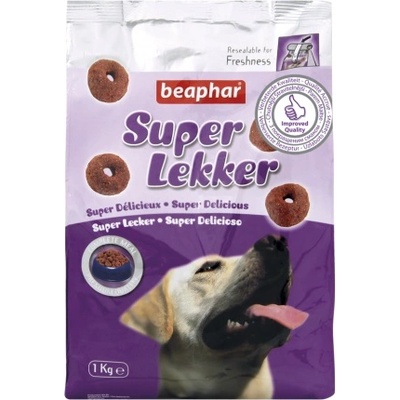 Beaphar Super Lekker - Полувалжна мека деликатесна храна за кучета, 1 кг