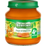 Bebelan Био пюре Bebelan - Моркови, 4 м+, 125 g (8586019165951) - ozone