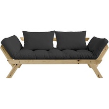 Karup sofa Bebop *180 cm natural + futon dark grey 734